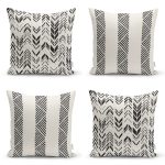 - Rh-K4luset841-Gorsel1 - Realhomes 4'lü Özel Tasarım İskandinav Çizimli Dijital Baskılı Modern Kırlent Kılıfı Seti Realhomes