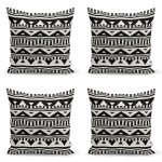 - Rh-K4luset845-Gorsel1 - Realhomes  4'lü Özel Tasarım İskandinav Tasarımlı Dijital Baskılı Modern Kırlent Kılıfı Seti Realhomes