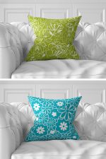 - Rh-K7liset477-Gorsel2 - Realhomes  7'li Rengarenk Zemin Çiçek Motifli Dijital Baskılı Kırlent Kılıfı Seti Realhomes