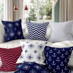 7'li Renkli Geometrik Desen Tasarımlı Dijital Baskılı Kırlent Kılıfı Seti Realhomes