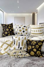 7'li Pastel Renkli Özel Tasarım Dijital Baskılı Kırlent Kılıfı Seti Realhomes