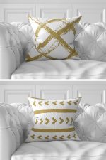 7'li Pastel Renkli Özel Tasarım Dijital Baskılı Kırlent Kılıfı Seti Realhomes