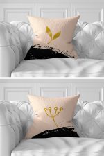 7'li Özel Tasarım Gold Detaylı Dijital Baskılı Kırlent Kılıfı Seti Realhomes