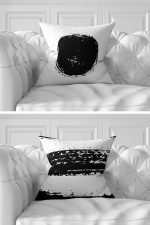 7'li Özel Tasarım Gold Detaylı Dijital Baskılı Kırlent Kılıfı Seti Realhomes