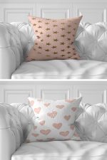 7'li Renkli Zemin Kutlama Tasarımlı Dijital Baskılı Kırlent Kılıfı Seti Realhomes