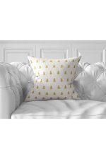 7'li Siyah Gold Christmas Tasarımlı Dijital Baskılı Kırlent Kılıfı Seti Realhomes