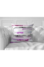 7'li Renkli Çizgili Puan Tasarımlı Dijital Baskılı Kırlent Kılıfı Seti Realhomes