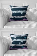 7'li Renkli Çizgili Puan Tasarımlı Dijital Baskılı Kırlent Kılıfı Seti Realhomes