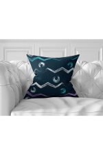 7'li Renkli Çizgili Puan Tasarımlı Dijital Baskılı Kırlent Kılıfı Seti Realhomes