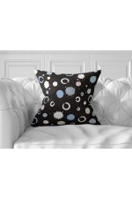 7'li Renkli Çizgili Puan Tasarımlı Dijital Baskılı Kırlent Kılıfı Seti Realhomes