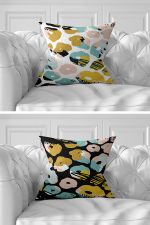 - Rh-K7liset516-Gorsel2 - Realhomes  7'li Renkli Zebra Desen Çizimli Dijital Baskılı Kırlent Kılıfı Seti Realhomes