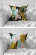 - Rh-K7liset516-Gorsel3 - Realhomes  7'li Renkli Zebra Desen Çizimli Dijital Baskılı Kırlent Kılıfı Seti Realhomes