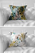 - Rh-K7liset516-Gorsel4 - Realhomes  7'li Renkli Zebra Desen Çizimli Dijital Baskılı Kırlent Kılıfı Seti Realhomes