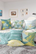 - Rh-K7liset517-Gorsel1 - Realhomes  7'li Renkli Sonbahar Temalı Dijital Baskılı Kırlent Kılıfı Seti Realhomes