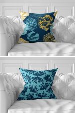 - Rh-K7liset520-Gorsel2 - Realhomes 7'li Renkli Deniz Yosunu Tasarımlı Dijital Baskılı Kırlent Kılıfı Seti Realhomes