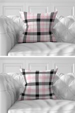 - Rh-K7liset522-Gorsel4 - Realhomes 7'li Pembe Ekose Tasarımlı Dijital Baskılı Kırlent Kılıfı Seti Realhomes