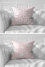 7'li Soft Çiçek Motifli Dijital Baskılı Kırlent Kılıfı Seti Realhomes