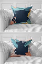 - Rh-K7liset534-Gorsel2 - Realhomes 7'li Renkli Tropik Yaprak Tasarımlı Dijital Baskılı Kırlent Kılıfı Seti Realhomes