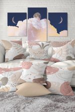 - Rh-K7liset539-Gorsel1 - Realhomes 7'li Soft Tropik Yaprak Tasarımlı Dijital Baskılı Kırlent Kılıfı Seti Realhomes