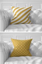 7'li Renkli Özel Tasarım Dijital Baskılı Kırlent Kılıfı Seti Realhomes