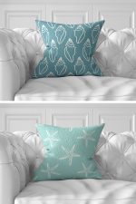 - Rh-K7liset544-Gorsel4 - Realhomes  7'li Renkli Deniz Mahsülleri Özel Tasarımlı Dijital Baskılı Kırlent Kılıfı Seti Realhomes