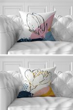 - Rh-K7liset545-Gorsel2 - Realhomes  7'li Özel Tasarım Gold Detaylı Yaprak Tasarımlı Dijital Baskılı Kırlent Kılıfı Seti Realhomes