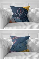 - Rh-K7liset545-Gorsel4 - Realhomes  7'li Özel Tasarım Gold Detaylı Yaprak Tasarımlı Dijital Baskılı Kırlent Kılıfı Seti Realhomes