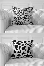 - Rh-K7liset547-Gorsel3 - Realhomes 7'li Zebra Desen Motifli Dijital Baskılı Kırlent Kılıfı Seti Realhomes