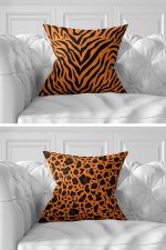 - Rh-K7liset547-Gorsel4 - Realhomes 7'li Zebra Desen Motifli Dijital Baskılı Kırlent Kılıfı Seti Realhomes