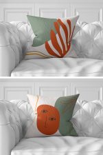 - Rh-K7liset549-Gorsel2 - Realhomes 7'li Renkli Pastel Onedraw Çizimli Dijital Baskılı Kırlent Kılıfı Seti Realhomes