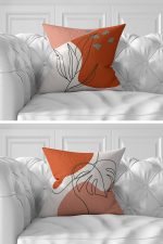 - Rh-K7liset549-Gorsel3 - Realhomes 7'li Renkli Pastel Onedraw Çizimli Dijital Baskılı Kırlent Kılıfı Seti Realhomes