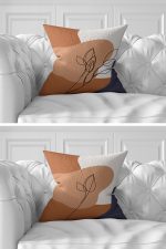 7'li Onedraw Pastel Renkli Özel Tasarım Dijital Baskılı Kırlent Kılıfı Seti Realhomes