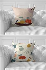 7'li Özel Tasarım Çiçek Motifli Dijital Baskılı Kırlent Kılıfı Seti Realhomes