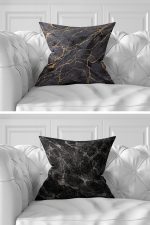 7'li Mermer Özel Tasarımlı Dijital Baskılı Kırlent Kılıfı Seti Realhomes