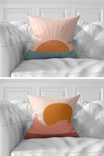 7'li Soyut Minimalist Tasarımlı Dijital Baskılı Kırlent Kılıfı Seti Realhomes