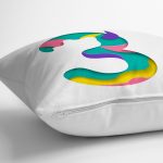 - Rh-K9489-Gorsel3 - Realhomes Beyaz Zemin Renkli 3 Rakamlı Özel Tasarım Dijital Baskılı Yastık Kırlent Kılıfı Realhomes