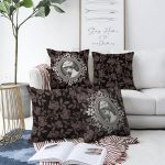 - Sonil-K4luset743-Gorsel1 - Realhomes 4'lü Koyu Renkli Etnik Tasarımlı Dijital Baskılı Modern Şönil Kırlent Kılıfı Seti Realhomes