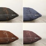 - Sonil-K4luset786-Gorsel2 - Realhomes  4'lü Rengarenk Zemin Onedraw Çiçek Çizimli Dijital Baskılı Modern Şönil Kırlent Kılıfı Seti Realhomes