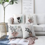 4'lü Özel Tasarım Dijital Baskılı Modern Şönil Kırlent Kılıfı Seti Realhomes