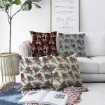 - Sonil-K4luset801-Gorsel1 - Realhomes 4'lü Pastel Zeminli Kozalak Tasarımlı Dijital Baskılı Modern Şönil Kırlent Kılıfı Seti Realhomes