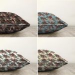 - Sonil-K4luset801-Gorsel2 - Realhomes 4'lü Pastel Zeminli Kozalak Tasarımlı Dijital Baskılı Modern Şönil Kırlent Kılıfı Seti Realhomes