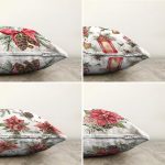 - Sonil-K4luset802-Gorsel2 - Realhomes 4'lü Gül & Kozalak Özel Tasarımlı Dijital Baskılı Modern Şönil Kırlent Kılıfı Seti Realhomes