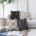 - Sonil-K4luset805-Gorsel1 - Realhomes 4'lü Çapa & Dümen Özel Tasarımlı Dijital Baskılı Modern Şönil Kırlent Kılıfı Seti Realhomes