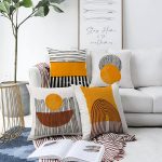 - Sonil-K4luset809-Gorsel1 - Realhomes 4'lü Etnik Çizimli Özel Tasarım Dijital Baskılı Modern Şönil Kırlent Kılıfı Seti Realhomes