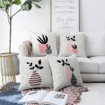 - Sonil-K4luset815-Gorsel1 - Realhomes 4'lü Kumlama Zemin Çiçek Saksıları Özel Tasarım Dijital Baskılı Modern Şönil Kırlent Kılıfı Seti Realhomes