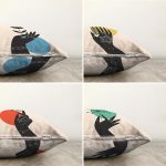 4'lü Çiçek Tasarımlı El Motifli Dijital Baskılı Modern Şönil Kırlent Kılıfı Seti Realhomes