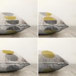 4'lü Soyut Çizimli Pastel Renkli Özel Tasarım Dijital Baskılı Modern Şönil Kırlent Kılıfı Seti Realhomes