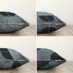 - Sonil-K4luset827-Gorsel2 - Realhomes  4'lü Açık Füme Renkli Onedraw Çizimli Dijital Baskılı Modern Şönil Kırlent Kılıfı Seti Realhomes