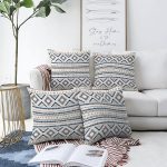 - Sonil-K4luset847-Gorsel1 - Realhomes  4'lü Özel Tasarım İskandinav Çizimli Dijital Baskılı Modern Şönil Kırlent Kılıfı Seti Realhomes