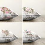- Sonil-K4luset849-Gorsel2 - Realhomes 4'lü Çiçek Demetleri Özel Tasarım Dijital Baskılı Modern Şönil Kırlent Kılıfı Seti Realhomes